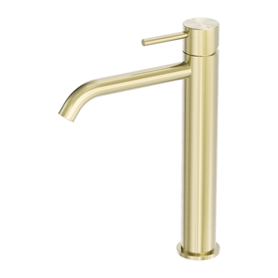 Nero Zen SS316L Tall Basin Mixer Brushed Gold