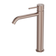 Nero Zen SS316L Tall Basin Mixer Brushed Bronze