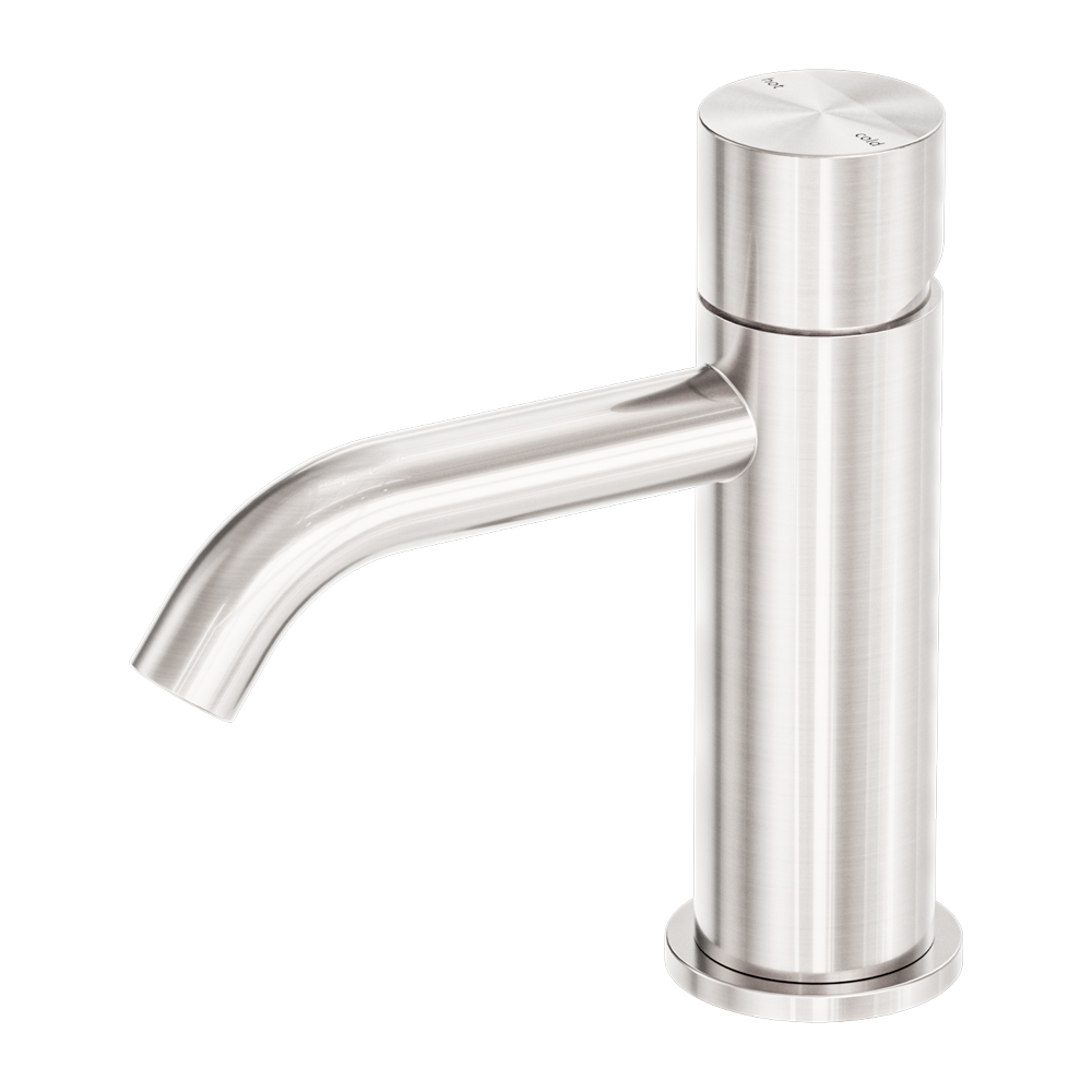 Nero Zen SS316L Basin Mixer Handless Brushed Nickel
