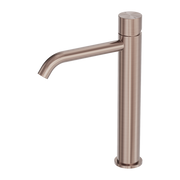 Nero Zen SS316L Tall Basin Mixer Handless Brushed Bronze