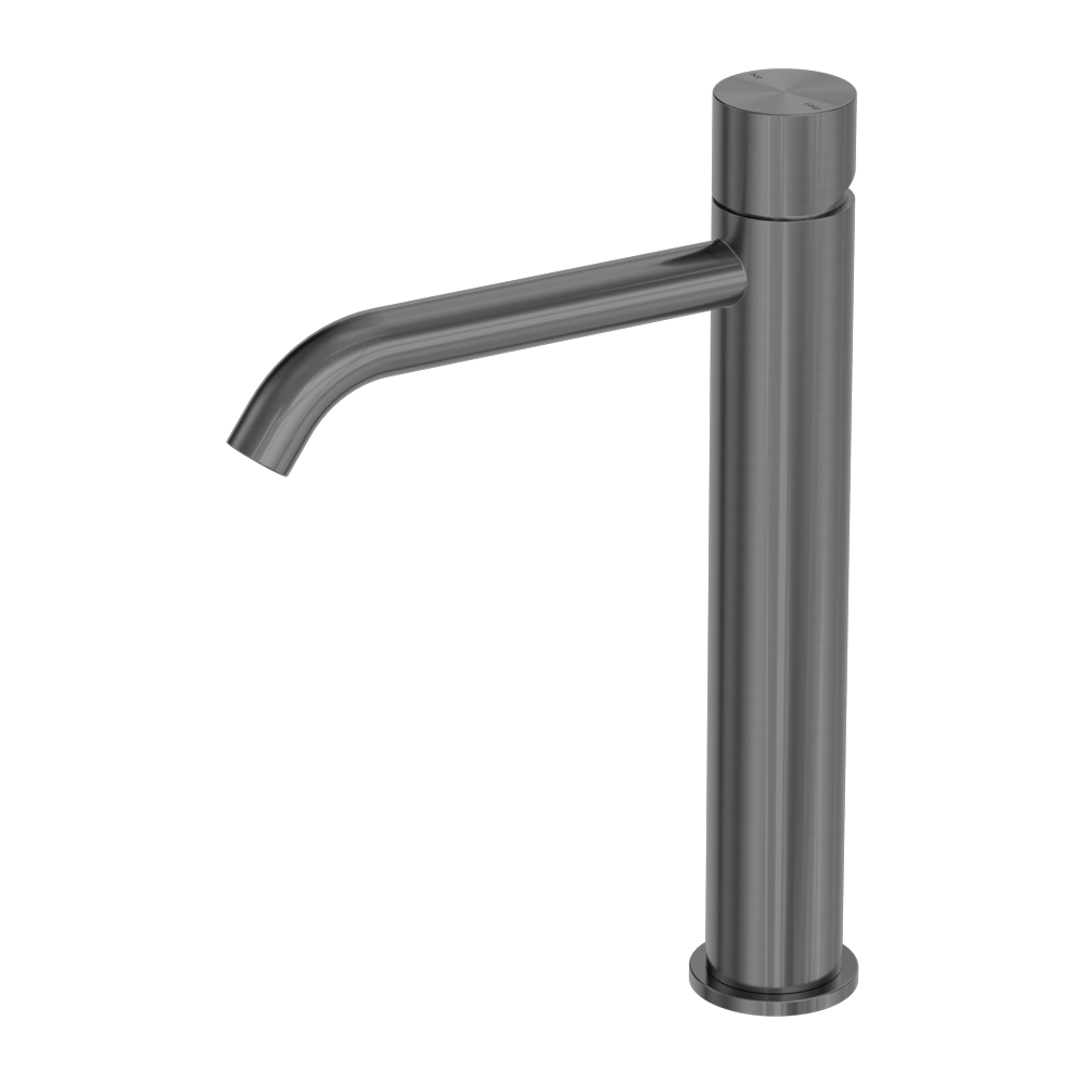 Nero Zen SS316L Tall Basin Mixer Handless Graphite