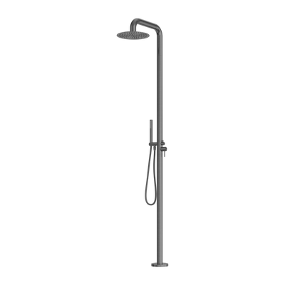 Nero  Zen SS316L Outdoor Freestanding Shower Column Graphite