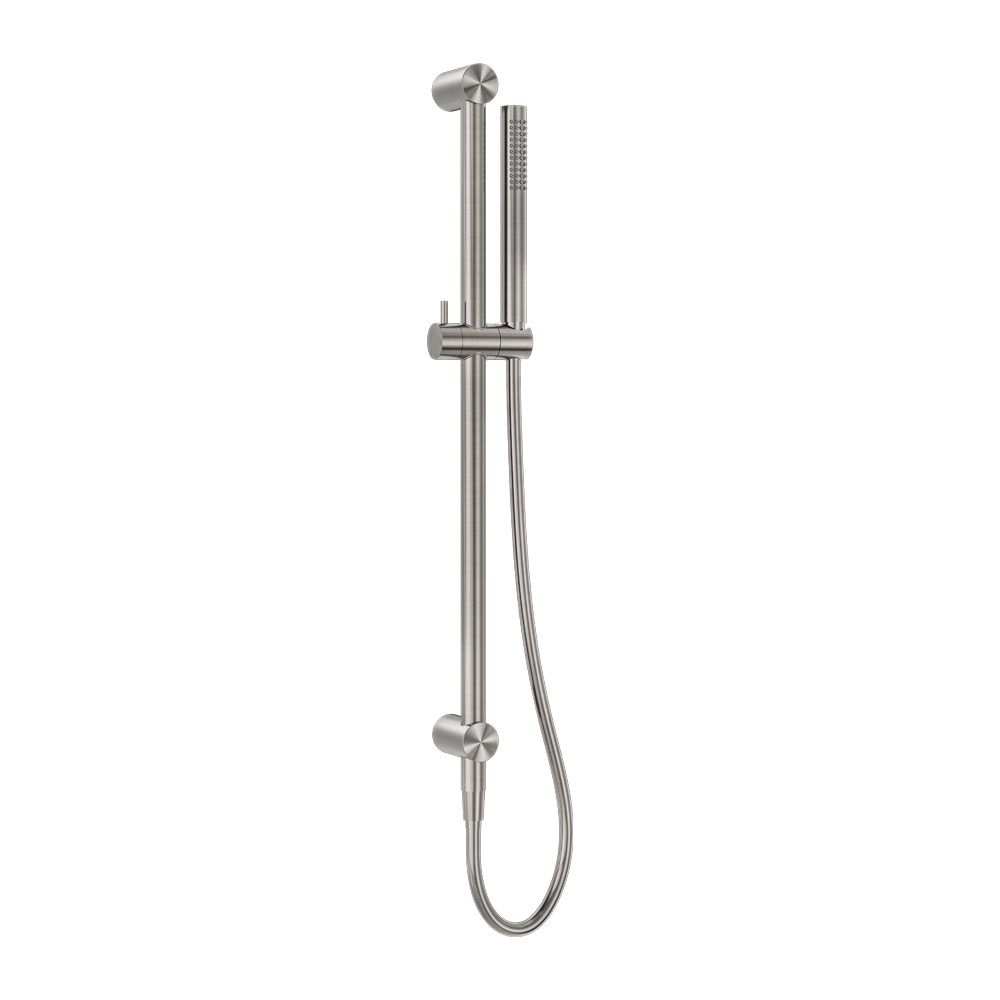 Nero Zen SS316L Shower Rail Brushed Nickel