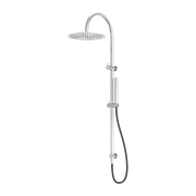 Nero Zen SS316L Twin Shower Outdoor Hose Brushed Nickel