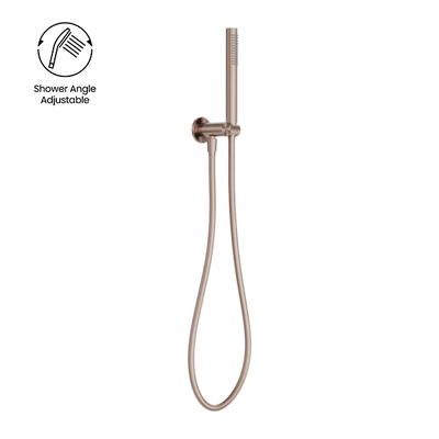 Nero Zen SS316L Handshower On Bracket Brushed Bronze