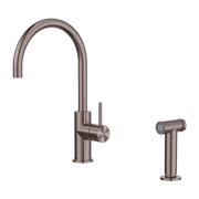 Nero. Zen SS316L Kitchen Mixer With Handspray Brushed Bronze
