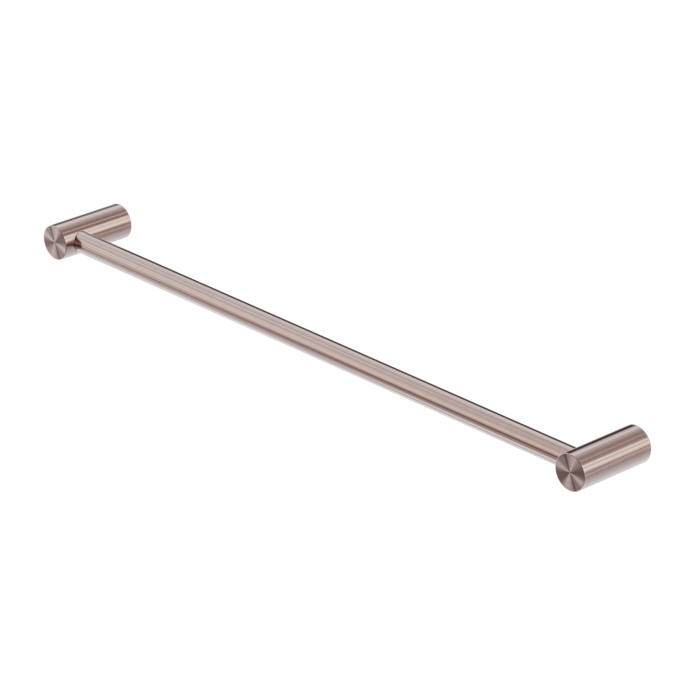 Nero Zen SS316L Single Towel Rail 600/800mm Brushed Bronze