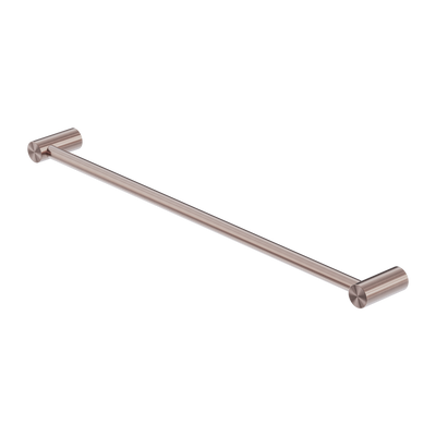 Nero Zen SS316L Single Towel Rail 600/800mm Brushed Bronze