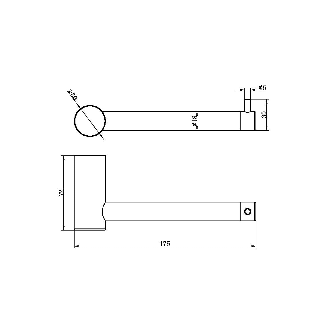 Nero Zen SS316L Stainless Steel Toilet Roll Holder