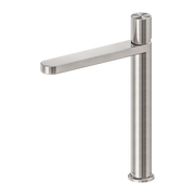 Nero Pure SS316L Tall Basin Mixer Brushed Nickel