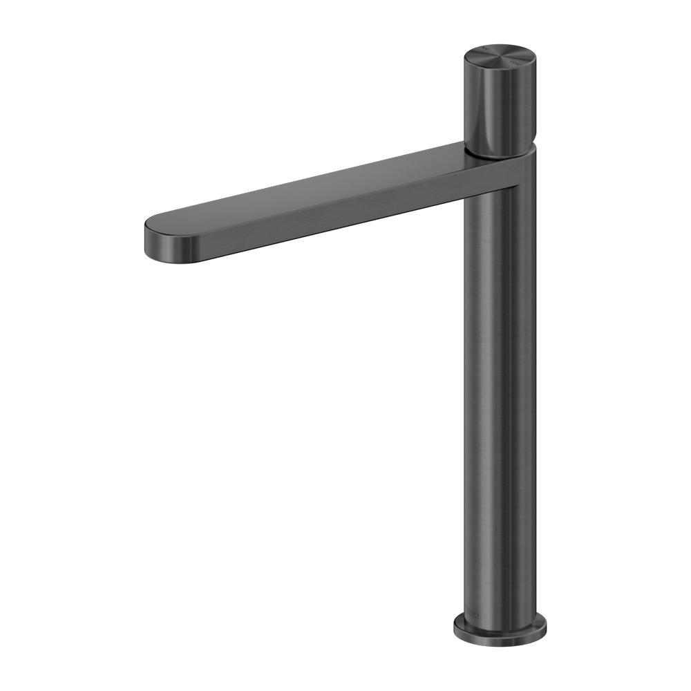 Nero Pure SS316L Tall Basin Mixer Graphite