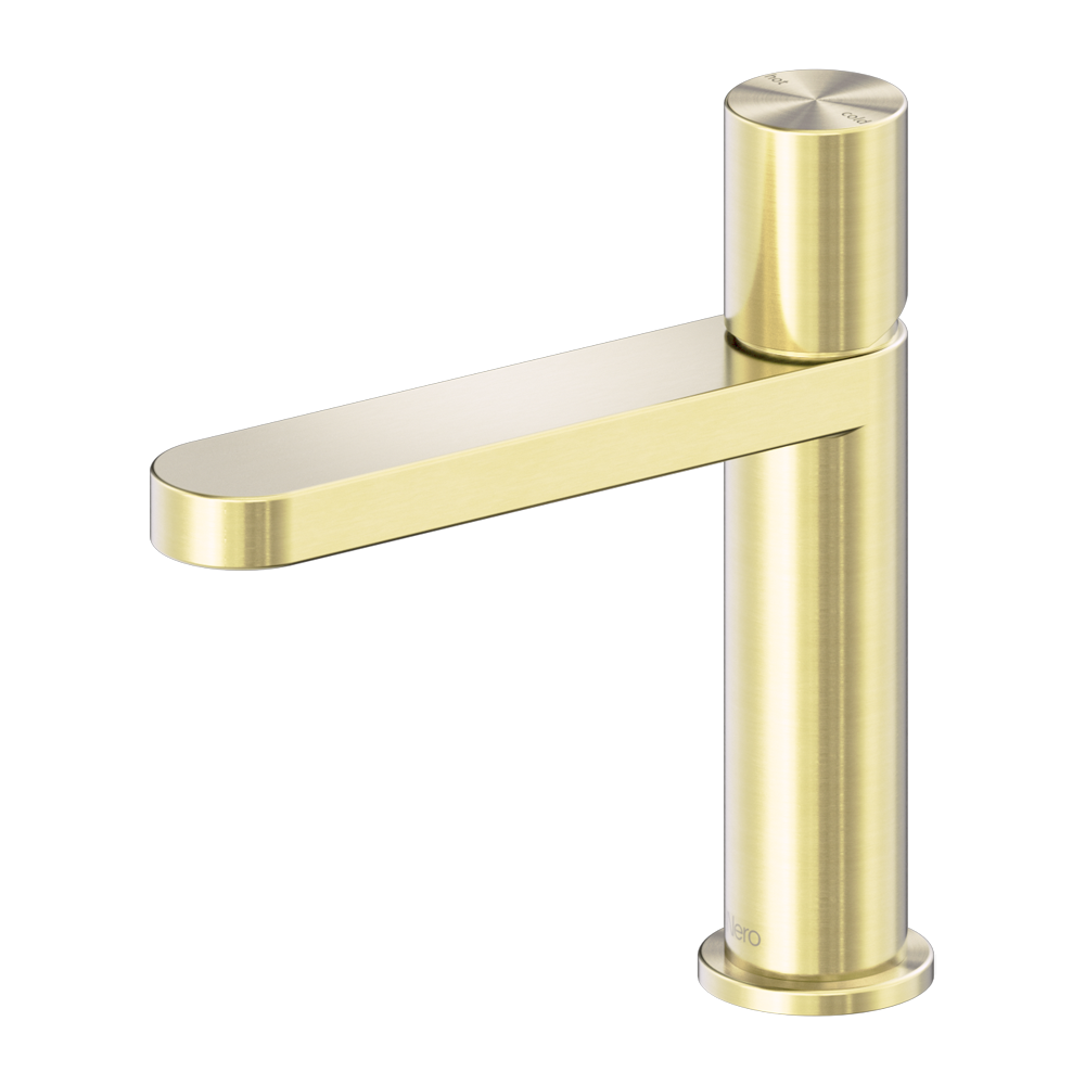 Nero Pure SS316L Basin Mixer Brushed Gold