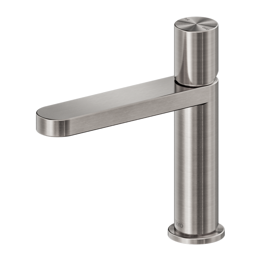 Nero Pure SS316L Basin Mixer Brushed Nickel