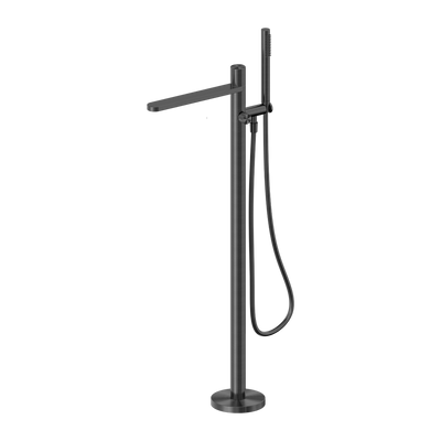 Nero Pure SS316L Progressive Freestanding Bath Mixer Graphite