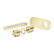 Nero Pure SS316L Progressive Wall Basin/Bath Mixer Set Trim Kit Only Brushed Gold