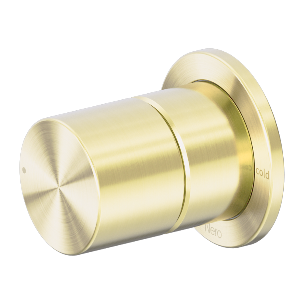 Nero Pure SS316L Progressive Shower Mixer Brushed Gold