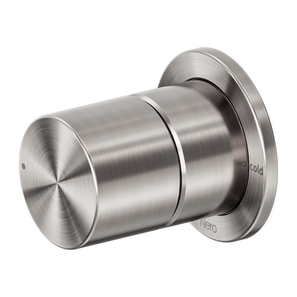 Nero Pure SS316L Progressive Shower Mixer Brushed Nickel