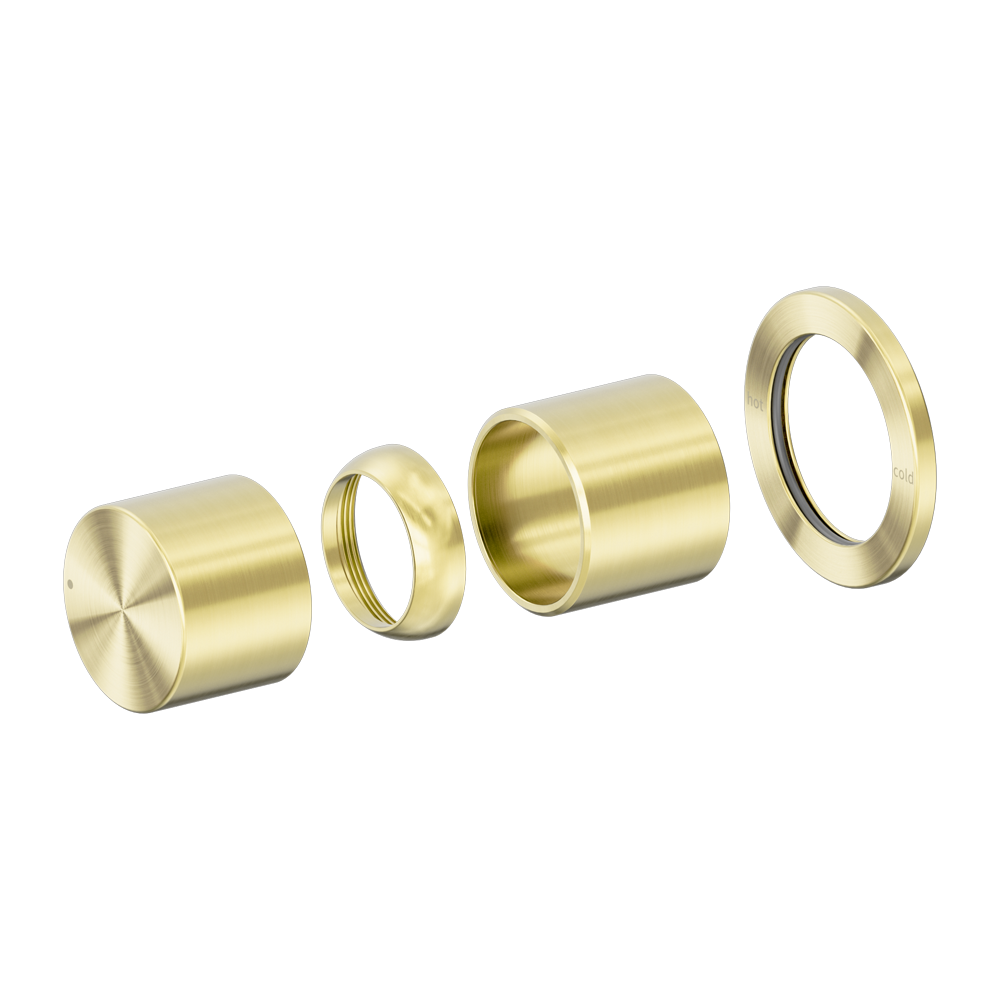 Nero Pure SS316L Progressive Shower Mixer Trim Kit Only Brushed Gold