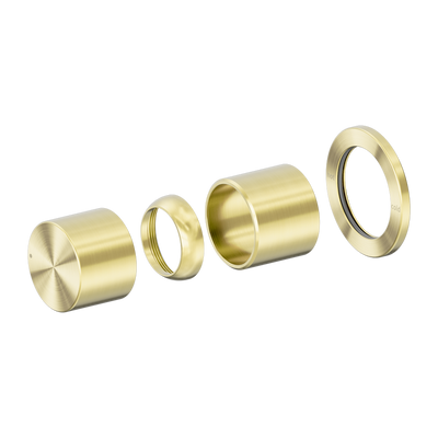 Nero Pure SS316L Progressive Shower Mixer Trim Kit Only Brushed Gold