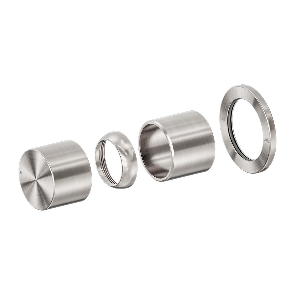 Nero Pure SS316L Progressive Shower Mixer Trim Kit Only Brushed Nickel