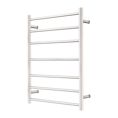 Nero Mecca 240V 7 Bar Heated Towel Ladder Brushed Nickel (NR190003hBN)