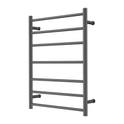 Nero Mecca 240V 7 Bar Heated Towel Ladder Gun Metal (NR190003hGM)