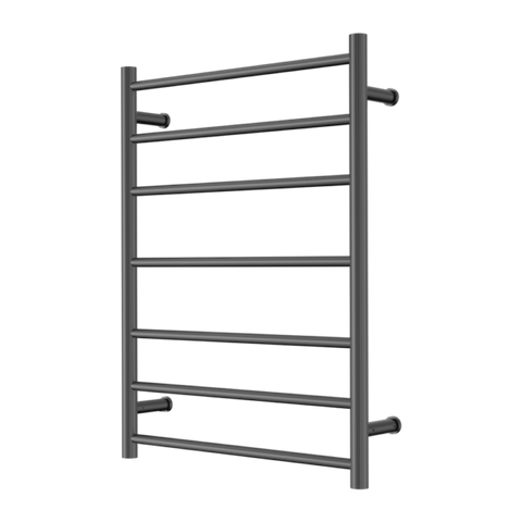 Nero Mecca 240V 7 Bar Heated Towel Ladder Gun Metal (NR190003hGM)
