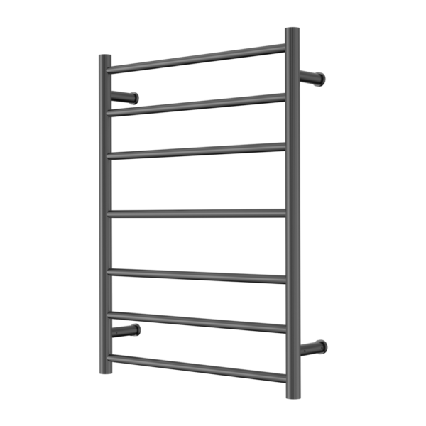 Nero Mecca 240V 7 Bar Heated Towel Ladder Gun Metal (NR190003hGM)