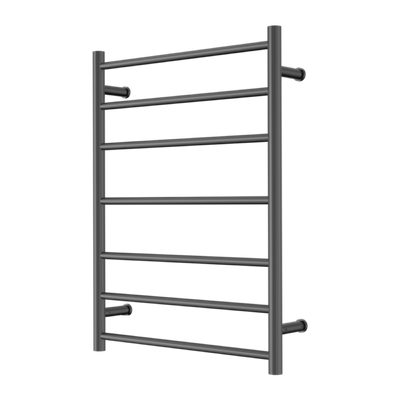 Nero Mecca 240V 7 Bar Heated Towel Ladder Gun Metal (NR190003hGM)