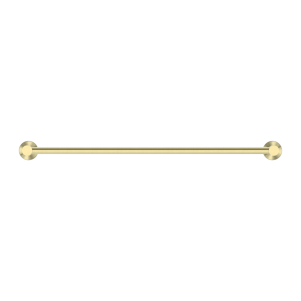Nero Mecca Single Towel Rail 600/800mm Brushed Gold