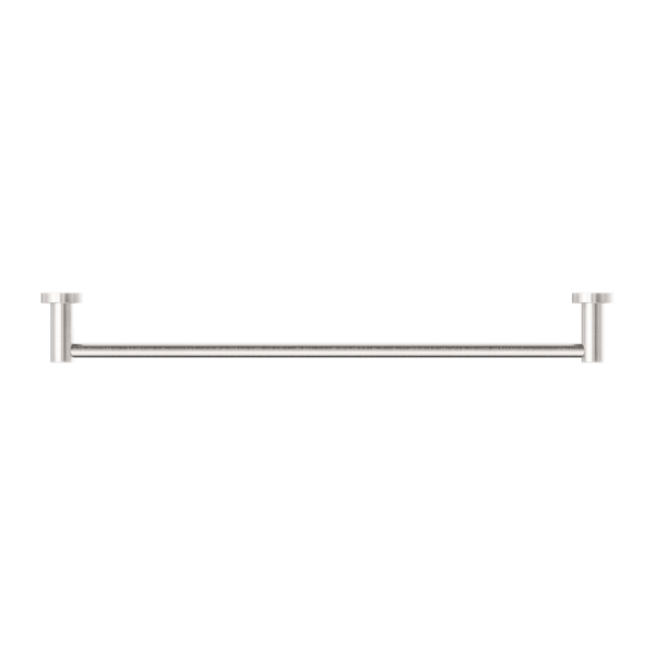 Nero Mecca Single Towel Rail 600/800mm Brushed Nickel