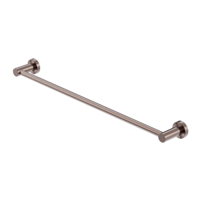 Nero Mecca Single Towel Rail 600/800mm Brushed Bronze