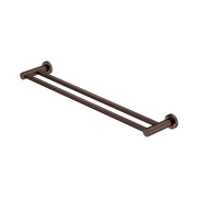 Mecca Double Towel Rail 600mm Rome Bronze
