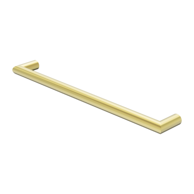 Nero Mecca 240V Single Heated Towel Rail Brushed Gold (NR1925hBG)