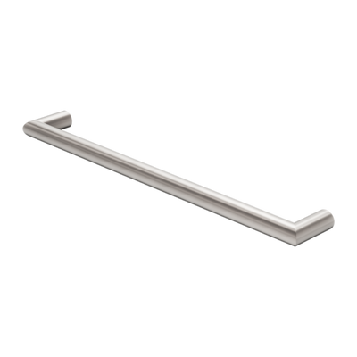 Nero Mecca 240V Single Heated Towel Rail Brushed Nickel (NR1925hBN)