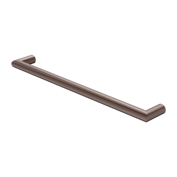 Nero Mecca 240V Single Heated Towel Rail Brushed Bronze (NR1925hBZ)