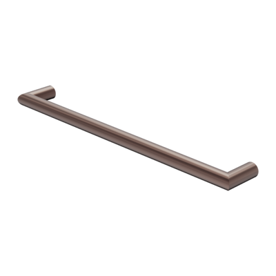Nero Mecca 240V Single Heated Towel Rail Brushed Bronze (NR1925hBZ)