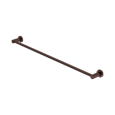 Nero Mecca Single Towel Rail 800mm Rome Bronze