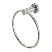 Nero Mecca Hand Towel Ring Brushed Nickel