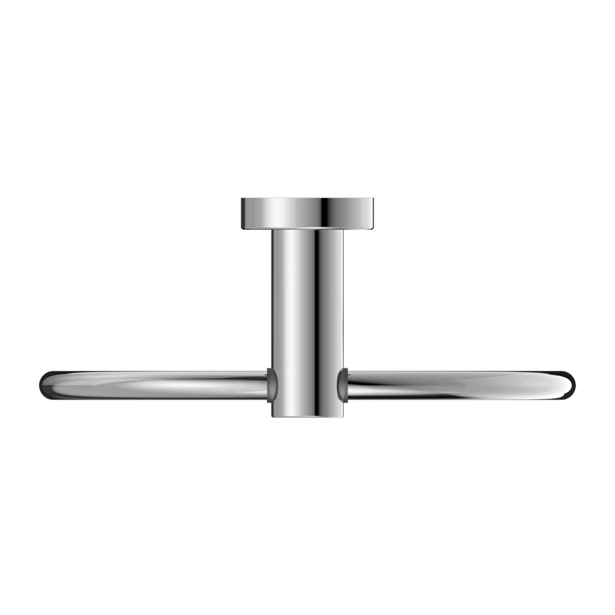 Nero Mecca Hand Towel Ring Chrome