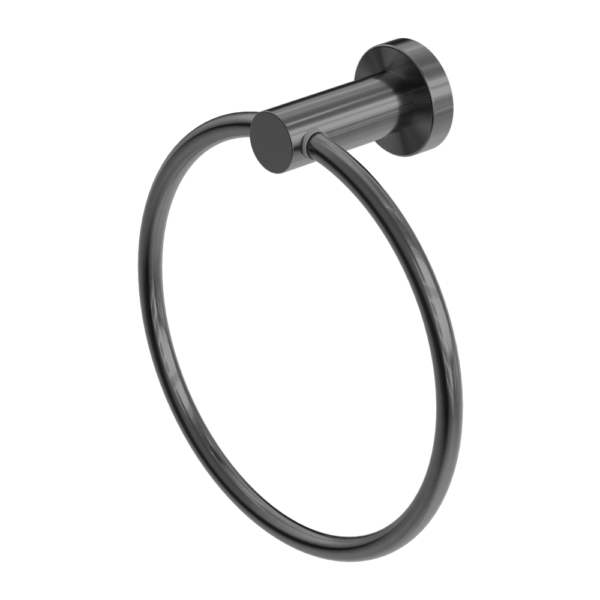 Nero Mecca Hand Towel Ring Gun Metal