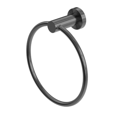 Nero Mecca Hand Towel Ring Gun Metal