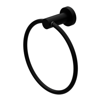 Nero Mecca Hand Towel Ring Matte Black