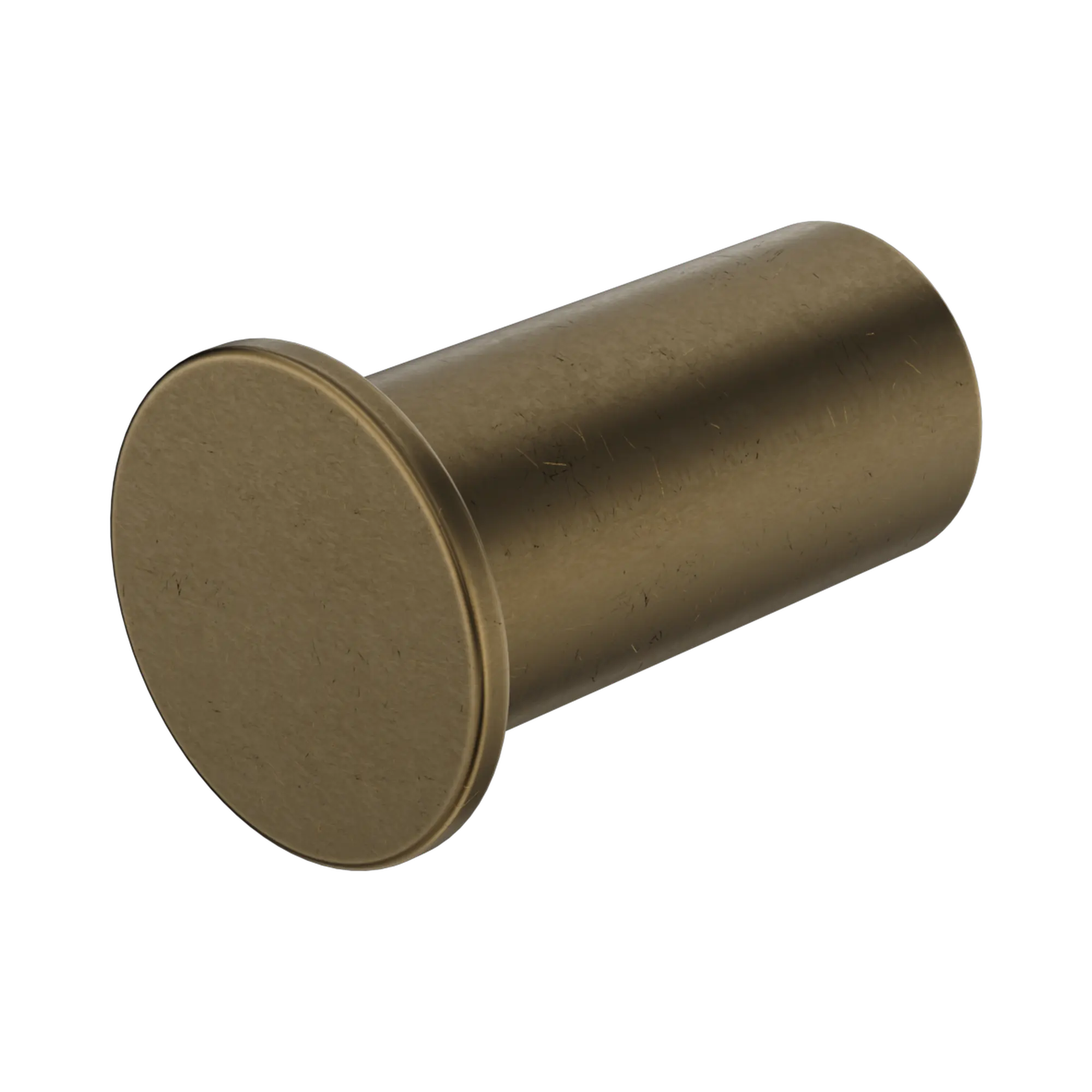 Nero Mecca Robe Hook Slim Tumbled Antique Brass