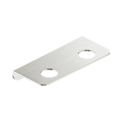 Nero Mecca Double Soap Bottle Holder Brushed Nickel