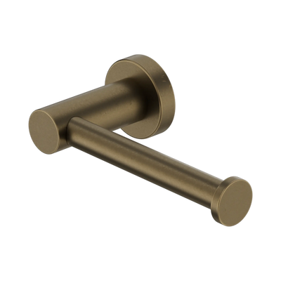 Nero Mecca Toilet Roll Holder Tumbled Antique Brass