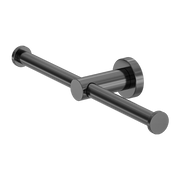 Nero Mecca Double Toilet Roll Holder Gun Metal