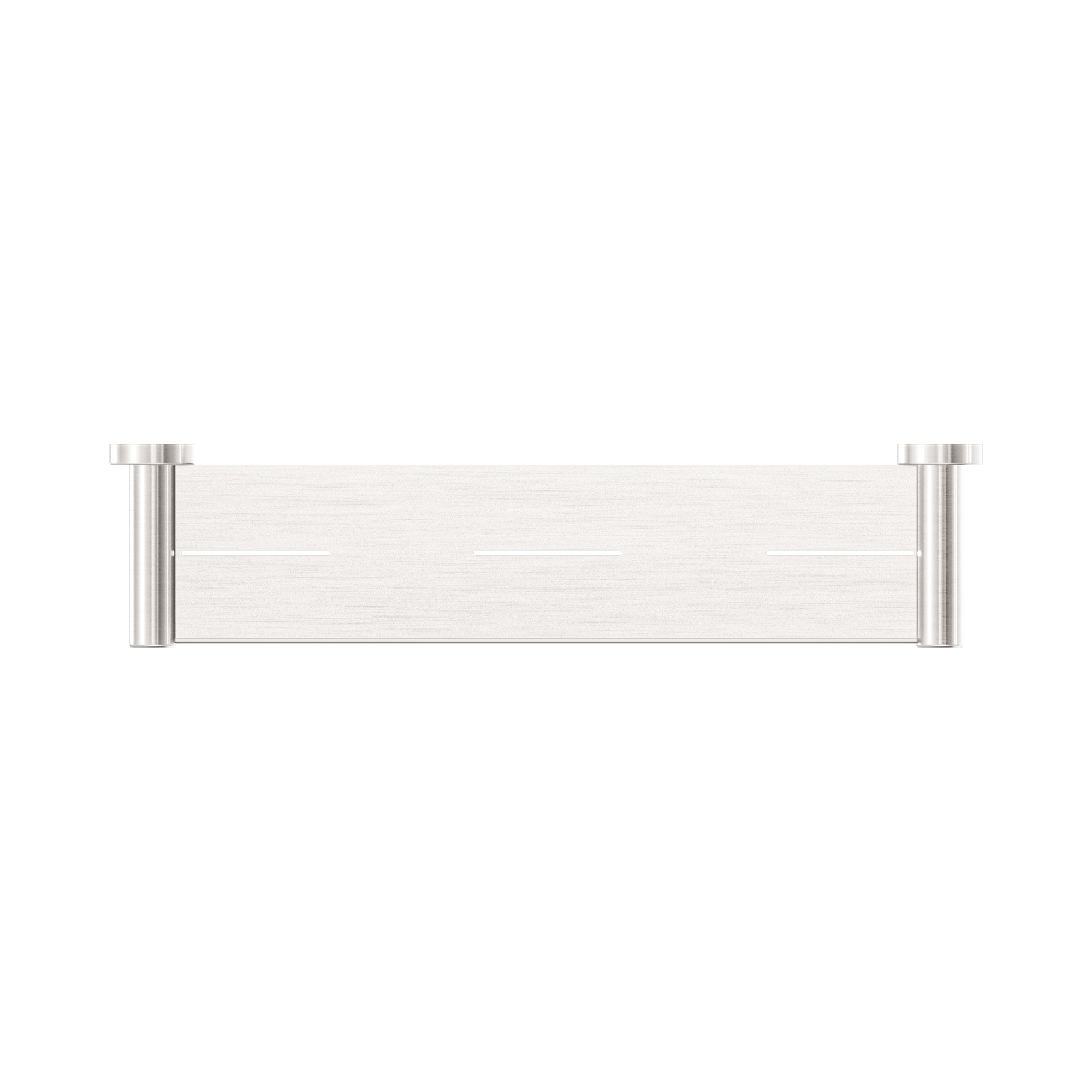 Nero Mecca Metal Shower Shelf Brushed Nickel