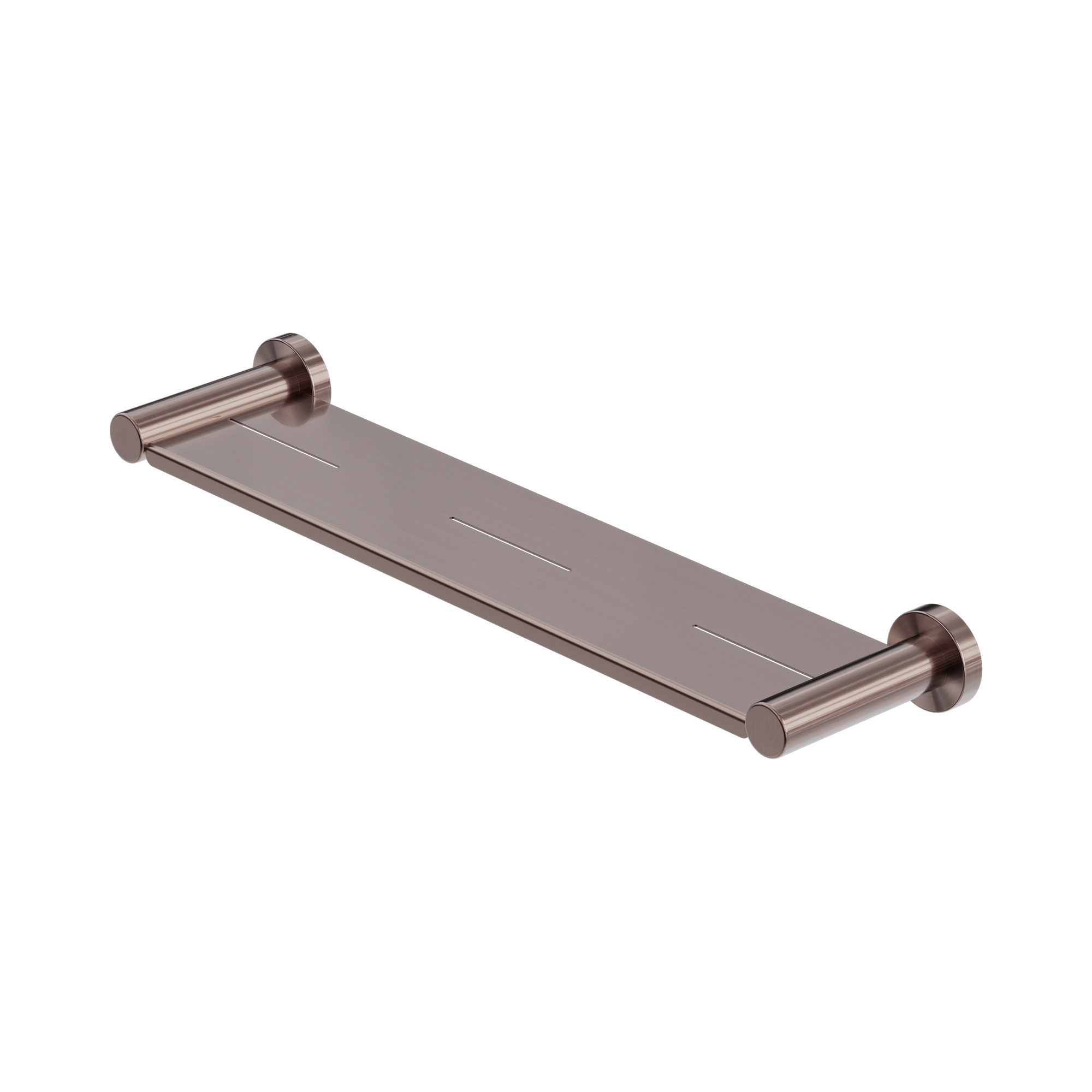 Nero Mecca Metal Shower Shelf Brushed Bronze