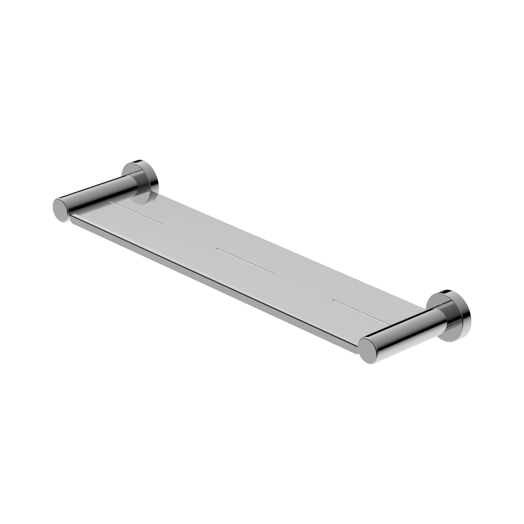 Nero Mecca Metal Shower Shelf Chrome